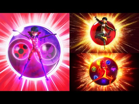 Transformation of All Superheroes in Special Episodes | Ladyfly, Ladydragon, Sparrow