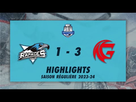 Rapaces de Gap 1-3 Gothiques d'Amiens - Highlights - Synerglace Ligue Magnus 2023/24
