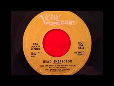 DAVE VAN RONK AND THE HUDSON DUSTERS...HEAD INSPECTOR...VERVE FORECAST