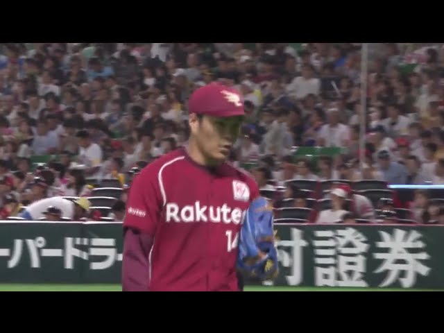 【3回裏】イーグルス・則本 3者連続三振を奪う圧巻の投球!! 2017/9/3 H-E