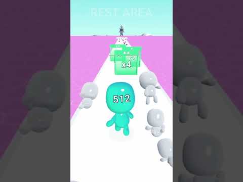 MAN RUNNER 2048 JELLY RUN GAMEPLAY PART 5 🎮#manrunner2048 #casualgames #runnergame #crazygame