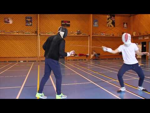 Leçon individuelle de fleuret - Cadets De l'Essonne 2017