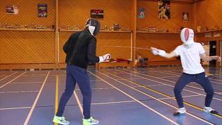 Leçon individuelle de fleuret - Cadets De l'Essonne 