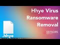 HHYE Virus Hhye Files Remove Decrypt Files Free