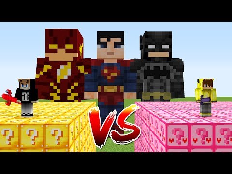 ŞANS BLOKLARI VS SÜPER KAHRAMANLAR! - Minecraft #2