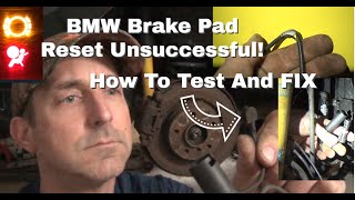 BMW Brake Pad Sensor Reset Unsuccessful?! How To Fix A Brake Pad Warning Light E46 3 Series