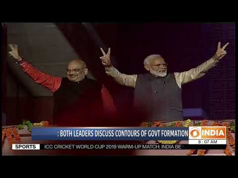 BJP chief meets PM Modi to discuss contours of govt. formation