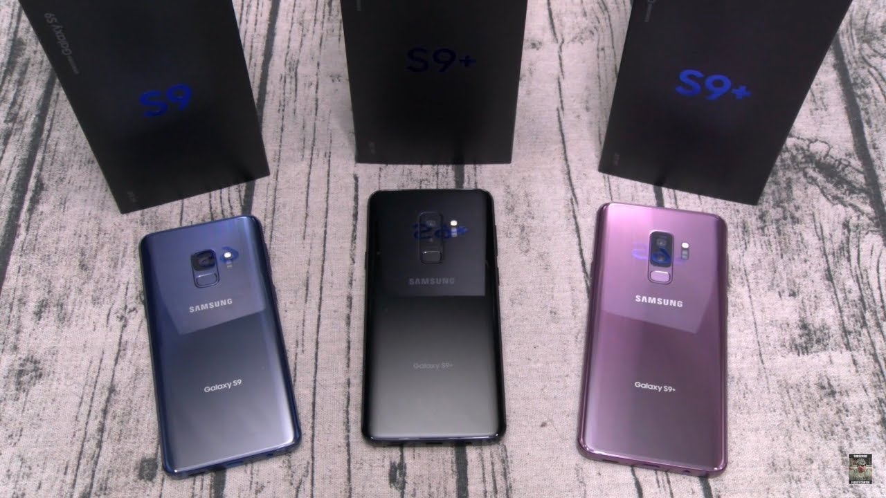 Samsung Galaxy S9 And S9 Plus Unboxing - All 3 Colors