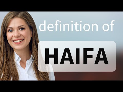 Haifa • what is HAIFA meaning