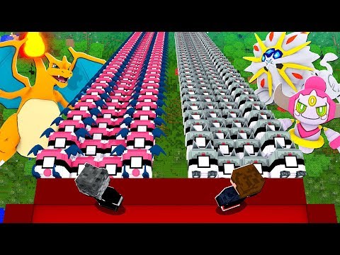 DESÇA A ESCADA LUCKY PIXELMON *LENDÁRIA* POOCHYENA VS MR MIME - MINECRAFT PIXELMON MOD
