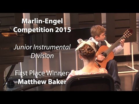 Matthew Baker | Marlin-Engel 2015 - Junior Instrumental Division