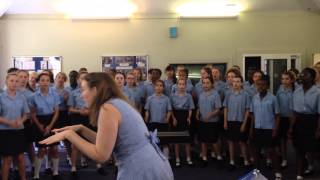 Coloma Junior Chamber Choir rehearsing before MFY National Festival 2015