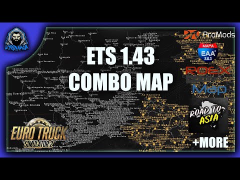 Euro Truck Simulator 2 1.43 🔴 All Maps 🔴 Setup Guide 🔴 Mega Map Combo 🔴 UPDATE V2 🔴