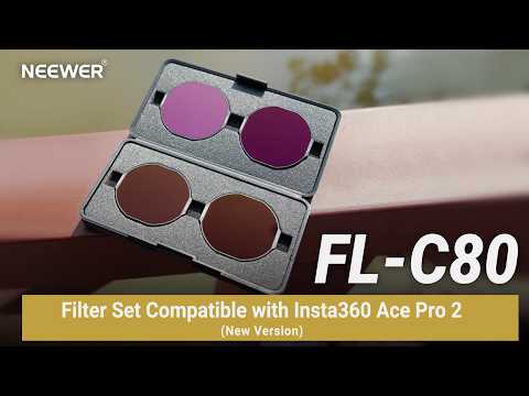 Introducing the NEEWER FL-C80 Filter Set Compatible with Insta360 Ace Pro 2