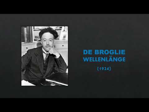 De Broglie-Wellenlänge I BG21A Physik