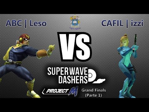 Super Wavedashers Project M Grand Finals 01 - ABC|Leso (Falcon) vs CAFIL|Izzi (Zero Suit/Falcon)