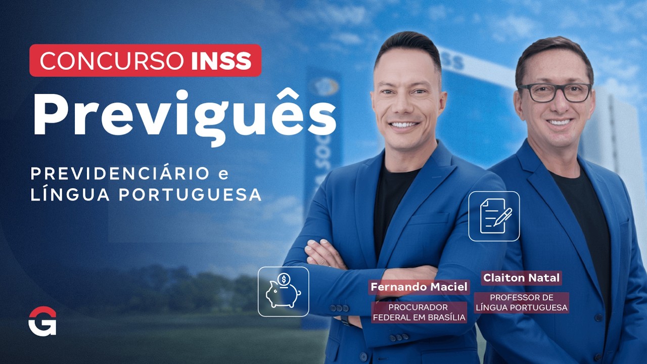Concurso INSS: Previguês | Previdenciário e Língua Portuguesa