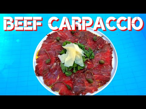 How to Make Restaurant-Quality Black Angus Carpaccio at Home - in NO TIME
