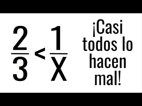 INECUACIÓN QUE CASI NADIE HACE BIEN. Álgebra Básica