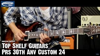 Video thumbnail for Top Shelf Guitars - PRS 30th Anniversary Custom 24 with Flame Maple Neck – Serial No 15 219118 by Andertons Music Co