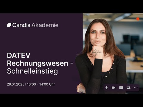 Candis Akademie Webinar  I DATEV Kanzlei Rechnungswesen I Schnelleinstieg