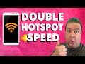 1 change DOUBLES your WiFi Mobile Hotspot Speed to increase your internet speed - TheTechieGuy