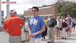 Clemson Football || Orange or White? Library Bridge Vote