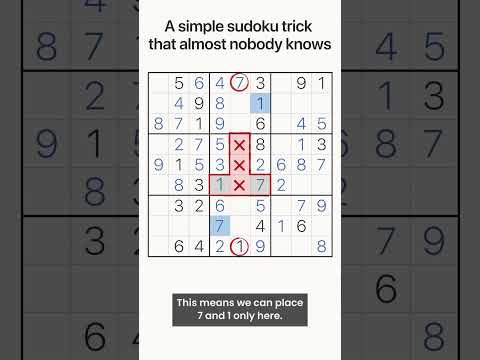 Sudoku Trick You Need To Know