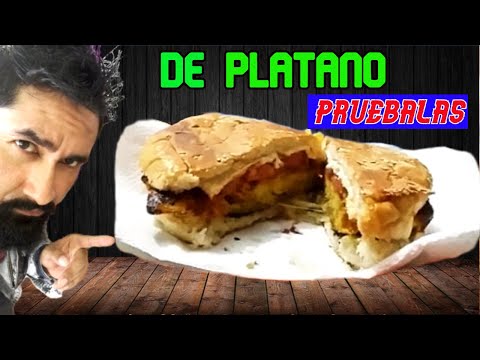 El cuartel: ✅Como HACER HAMBURGUESA de PLÁTANO (PATACÓN - TOSTONES) MUY FÁCIL, RÁPIDO y DELICIOSO