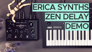 Video thumbnail for Erica Synths Zen Delay Sound Demo (no talking) with Korg Minilogue XD by Limbic Bits
