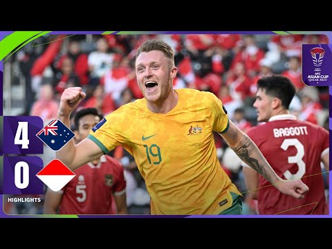 LIVE | AFC ASIAN CUP QATAR 2023™ | Round of 16 | Australia vs Indonesia