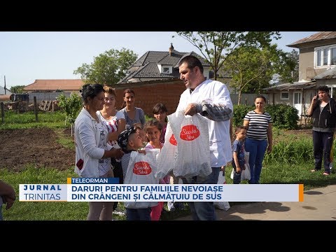Daruri pentru familiile nevoiașe din Crângeni și Călmățuiu de Sus