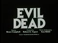 TRAILER The Evil Dead 1981