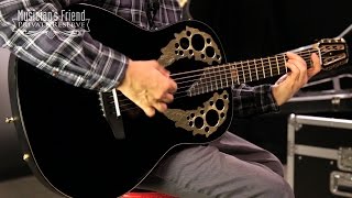 Video thumbnail for Ovation 1678AV50-5 50th Anniversary Custom Elite Shallow Acoustic-Electric Guitar by Musician's Friend