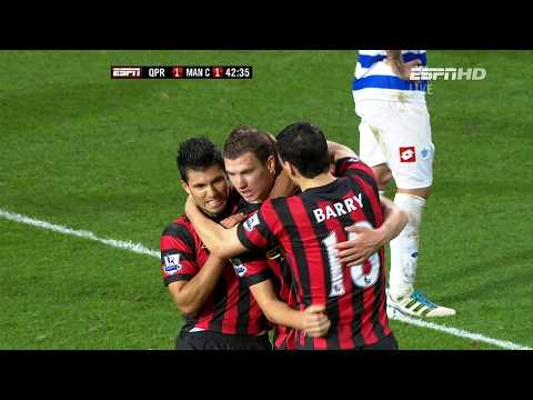 Sergio Kun Aguero Vs QPR (EPL) (Away) (05/11/2011) HD 720p By YazanM8x