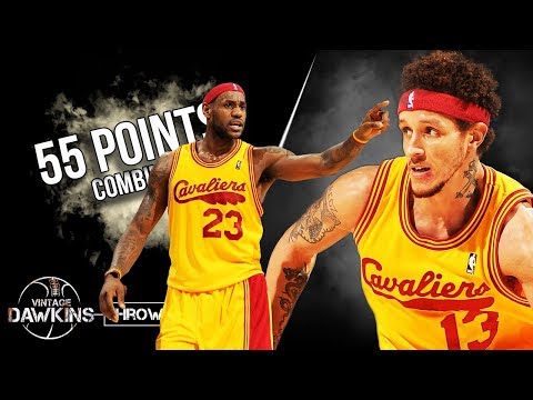 Delonte West x LeBron James 55 Pts, 12 Asts vs  Nuggets | December 19, 2008 | VintageDawkins
