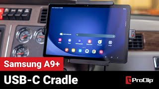 Play product video for Hard-Wired Charging Cradle with Spring Lock for Samsung Galaxy Tab A9+