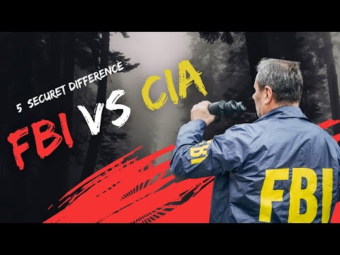 Top 5 Difference between CIA and FBI | FBI VS CIA