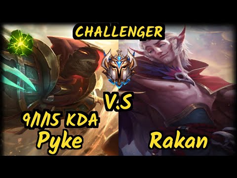 GRF Chovy (PYKE) vs RAKAN - 9/1/15 KDA BOTTOM SUPPORT CHALLENGER GAMEPLAY - KR