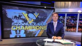 News reporter loses his cool - Pittsburgh Penguins - KDKA CBS - Bob Allen - Pittsburgh Penguins win