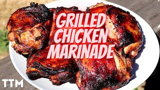EASY Grilled Chicken Marinade ~ Weber Chicken Thighs