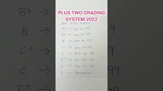 PLUS TWO GRADING SYSTEM || PLUSTWO RESULT 2022 🔥How to convert marks in to grade🔥