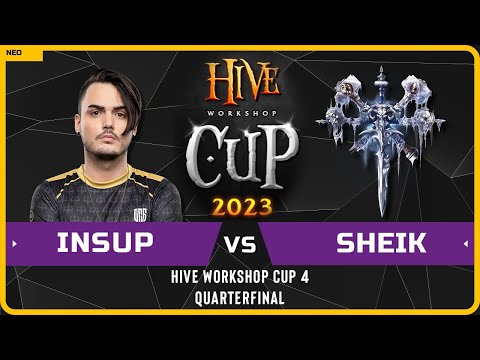 WC3 - [UD] iNSUPERABLE vs Sheik [UD] - Quarterfinal - Hive Workshop Cup 4