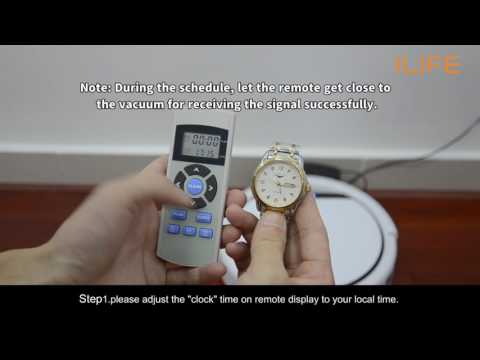 How to use the schedule mode of the vacuum | ILIFE V3s Robot Vacuum