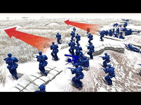 Blue Army Men GO OVER THE TOP ! Trench vs Trench - AMOW Small Ops