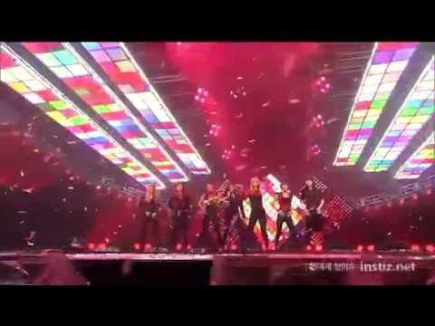 100124 Win Inkigayo - After School [ Because Of You ]