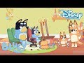 Bluey | Papa gaat op reis | Disney Channel NL