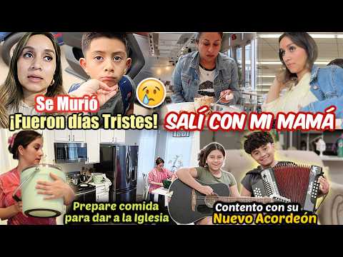 Fue muy triste decir ADIÓS🐟Una Mañana con Mi Mamá☀️Estrenando Nueva Acordeón🎶Estilo TACOS d Canasta🌮