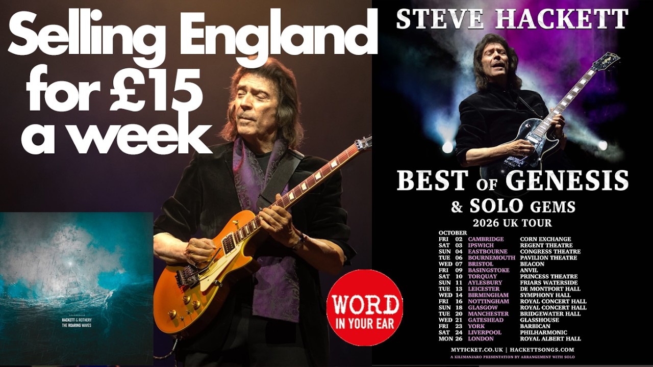 Steve Hackett remembers batwings, blues clubs and Genesis on &pound;15 a week - YouTube