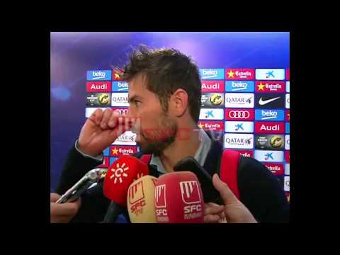 Declaraciones de Coke tras el partido FC Barcelona 5-1 Sevilla FC